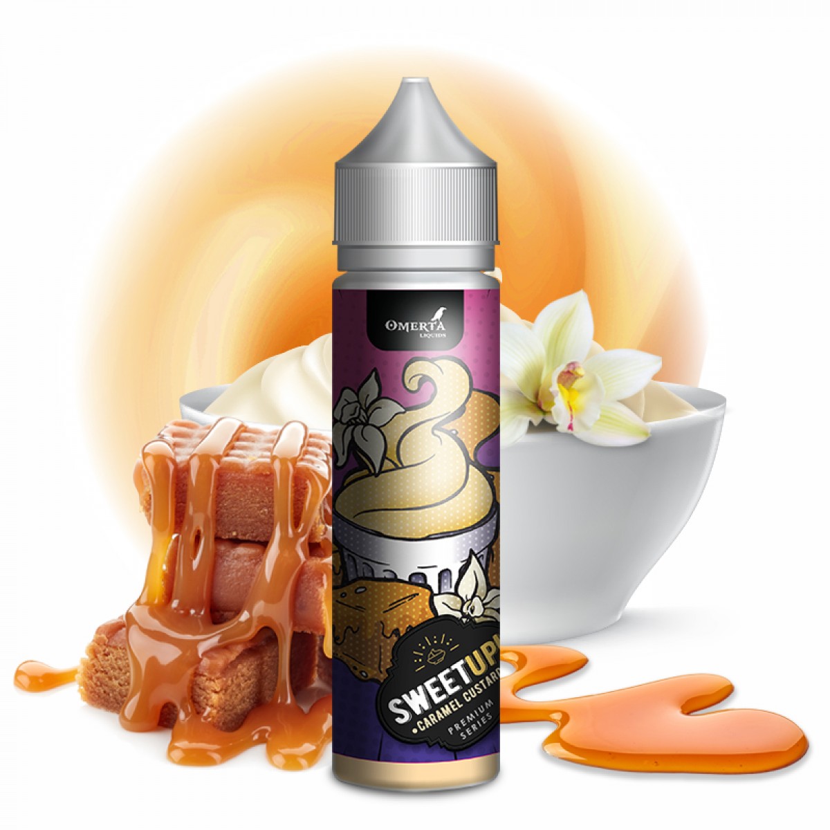 Omerta Caramel Custard Flavorshot 20ml/60ml